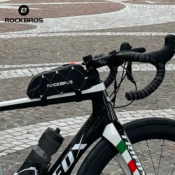 ROCKBROS sac de vélo étanche réfléchissant avant cadre supérieur Tube sac ultraléger sac