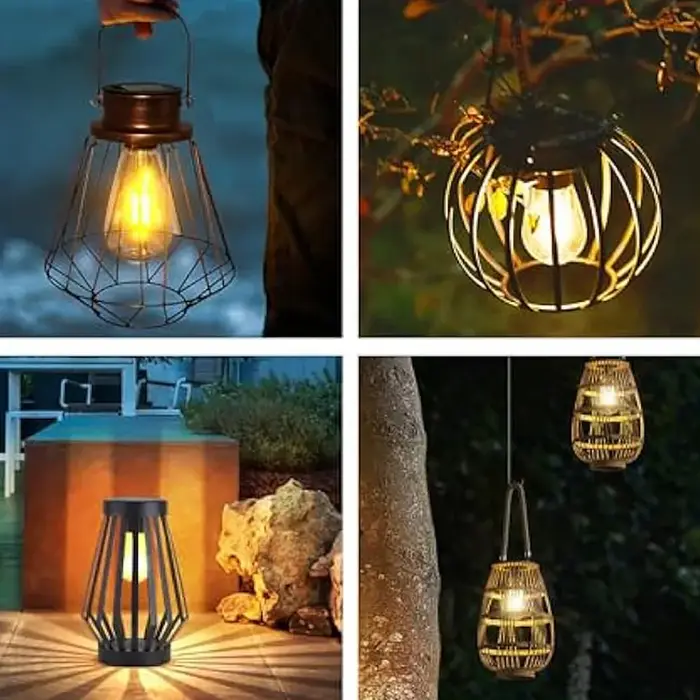 Lampe solaire incassable avec base