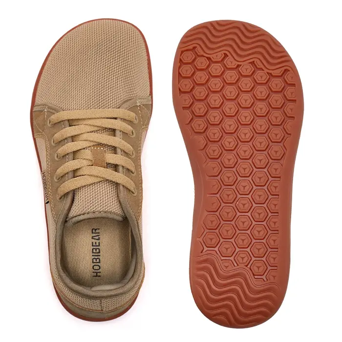 HOBIBEAR Chaussures larges pieds nus pour hommes pour course sur sentier unisexe