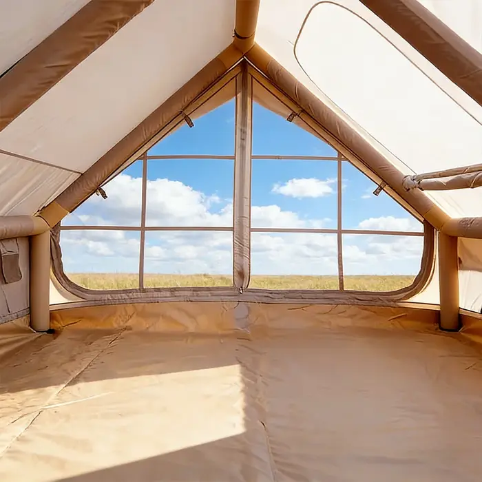 Grande tente de camping gonflable pour 4 à 8 personnes