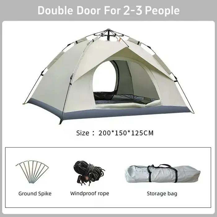 Tente Pop Up Pliante à Ouverture existent pour Camping en Plein Air, Portable, pour 2 à 4 Hypothèque