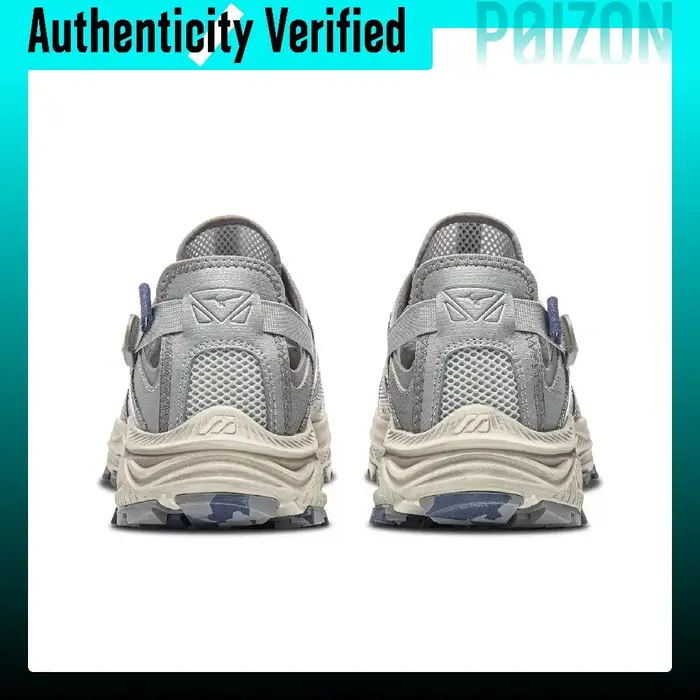 Chaussures de trekking Mizuno Racer Trail respirantes, anti-collision, unisexes, gris argenté D1GH261205