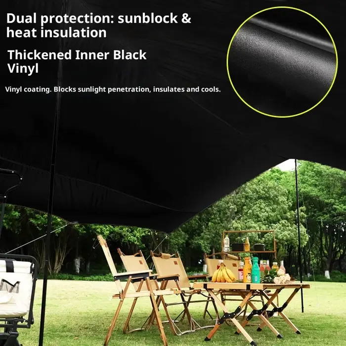 Bâche de camping imperméable robuste