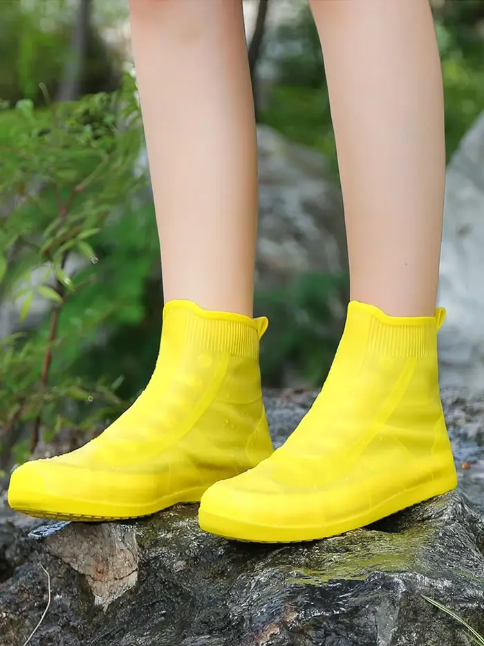 Couvre-chaussures imperméables en silicone