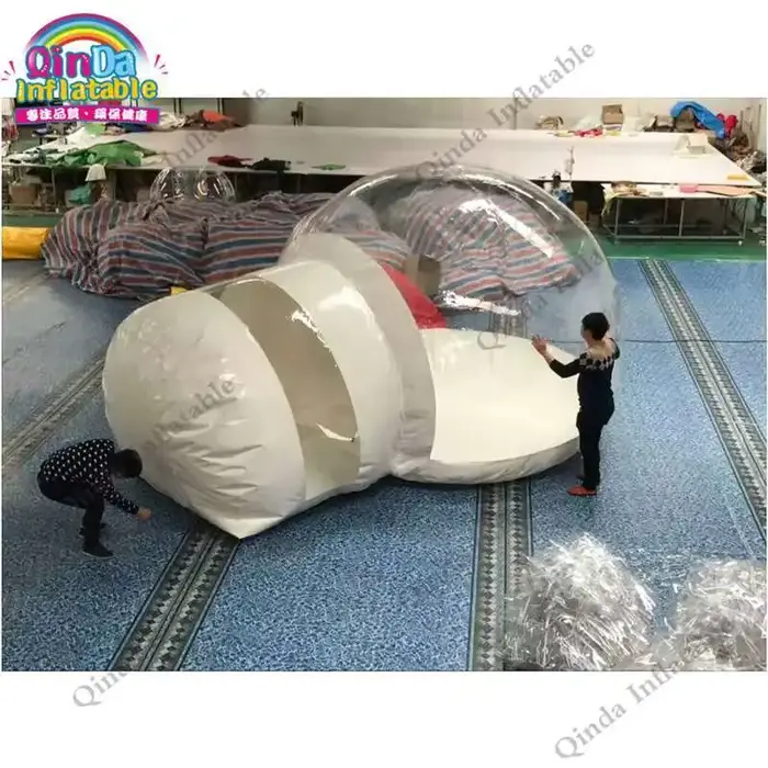 Camping Igloo gonflable tente transparente tente gonflable tente à bulles transparente étanche