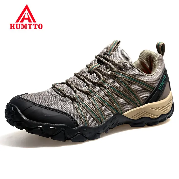 Chaussures de randonnée pour homme HUMTTO, soldes, été, respirantes, en cuir, pour la chasse, le tre