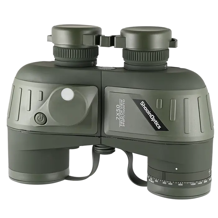 SHOOINOPTICS jumelles 7X50 boussole nautique FMC azote flottant imperméable pour la chasse observation des oiseaux NAVIG