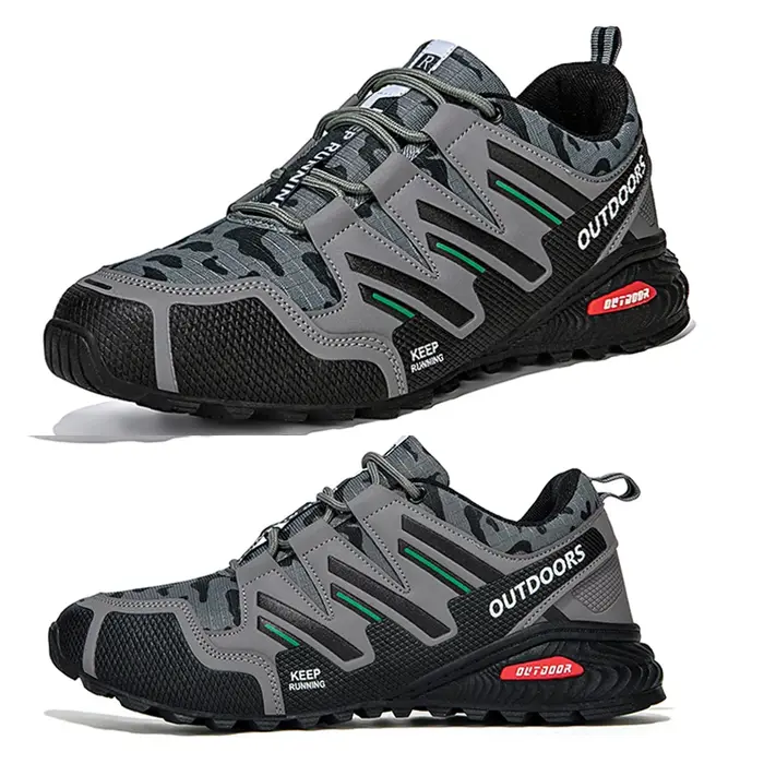 Chaussures de randonnée imperméables tout-Terrain pour hommes, baskets d'extérieur antidérapantes po