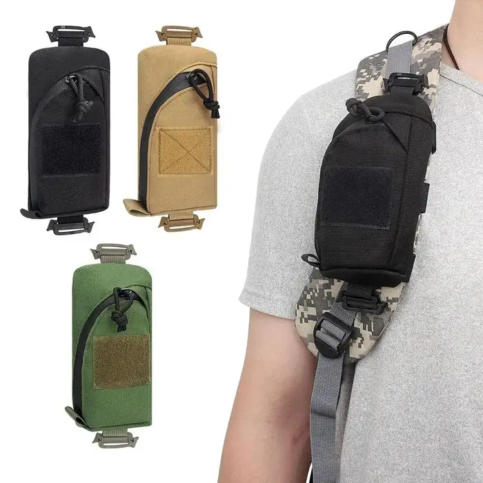 Sac à dos avec sangle, support pour téléphone, sport, course à pied, Camping, randonnée, chasse, accessoires, organisateur, pochette de taille pour outil EDC