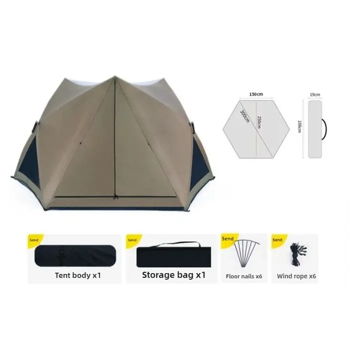 Tente de Camping pliante Portable, parc de plage de sable, résistante à la lumière, ouverture rapide