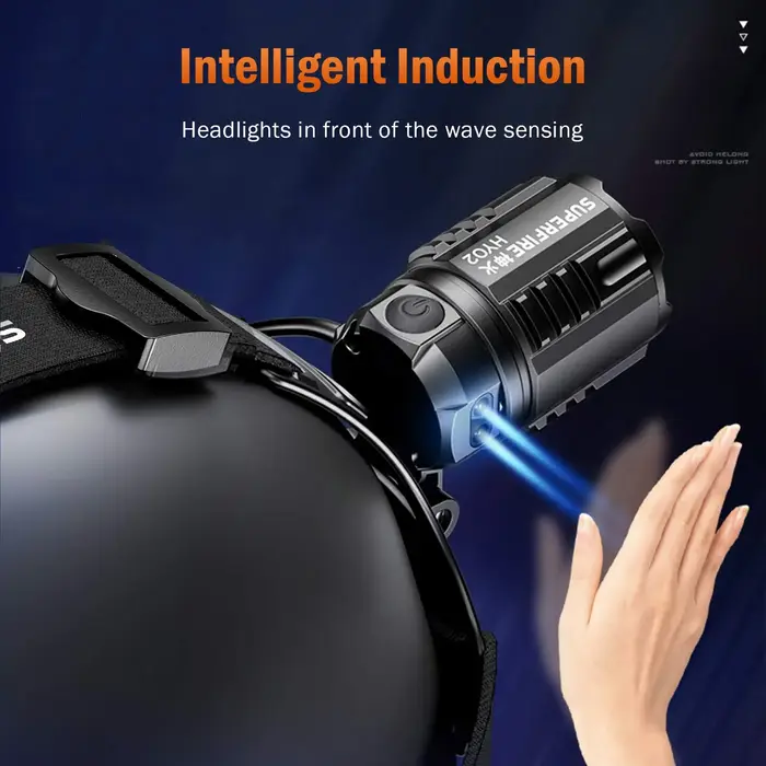Lampe frontale LED puissante SUPERFIRE HY02
