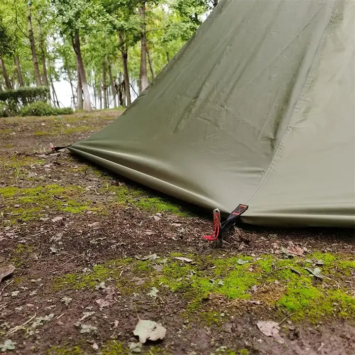 MCETO TX400Ultra tente de poêle, tente chaude Tipi réglable en hauteur équipement de voyage de chass
