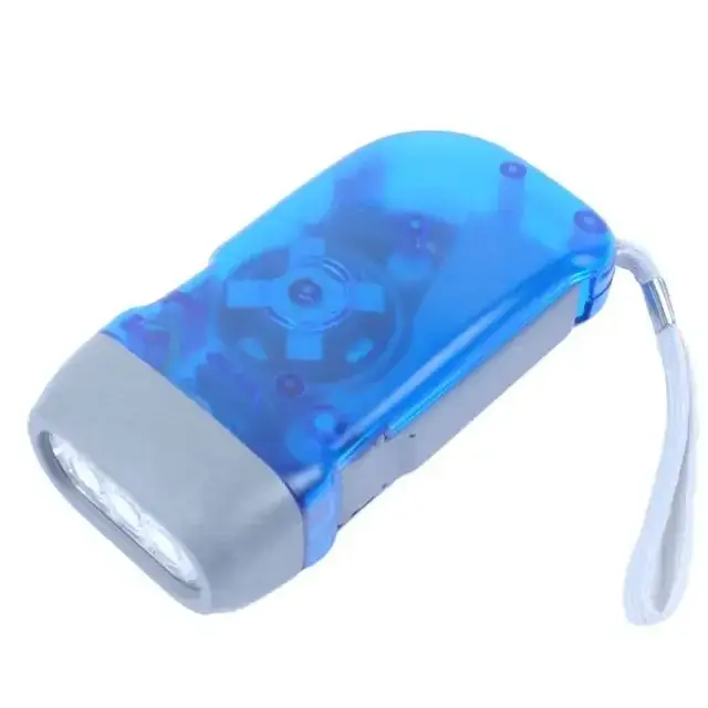 Lampe de Camping LED 3 couleurs, Dynamo à pression manuelle, puissance à manivelle pour l'extérieur 