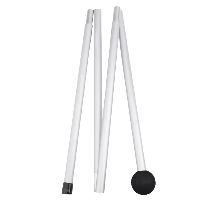 Poteau de tente à auvent de plage pliable de 1.6/2m, support en alliage d'aluminium, poteaux d'auven