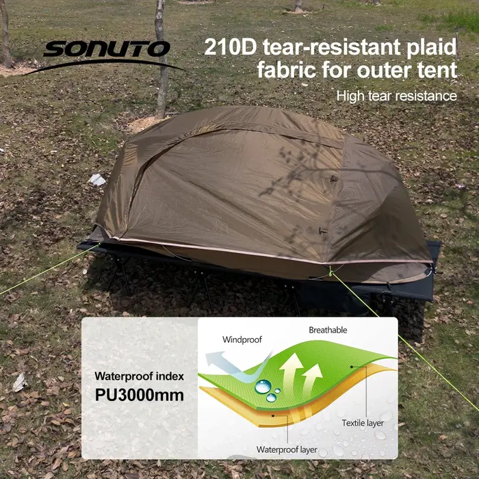 Tente de lit de camping Sonuto