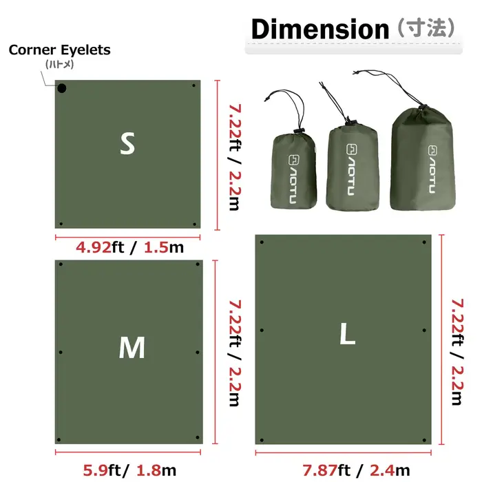 Bâche de tente de Camping imperméable