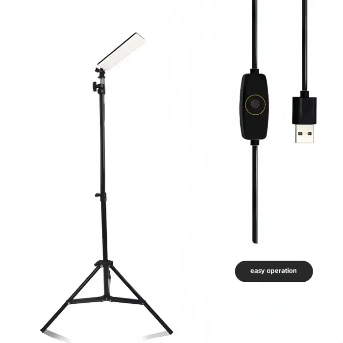 Lampe de travail Led Portable pour l'extérieur, trépied USB, lampe de Camping, projecteur SMD, pilie