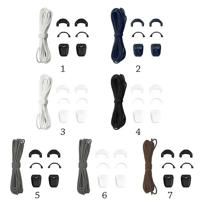 Lacets de tennis ronds sans attaches