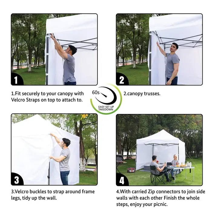 Tente à baldaquin pop-up 3x3m