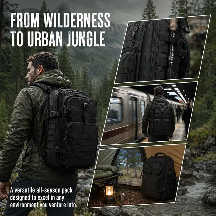 Sac à dos tactique classique pour homme