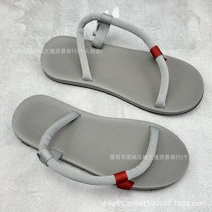 Sandales décontractées Montbell pour femme, plates, à séchage rapide, à bride unique, pour la plage 