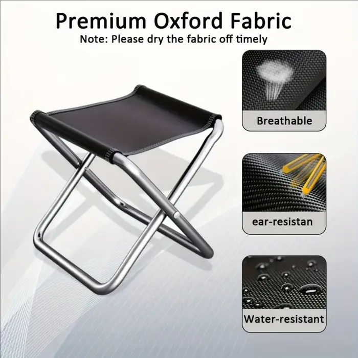 Tabouret de camping pliable