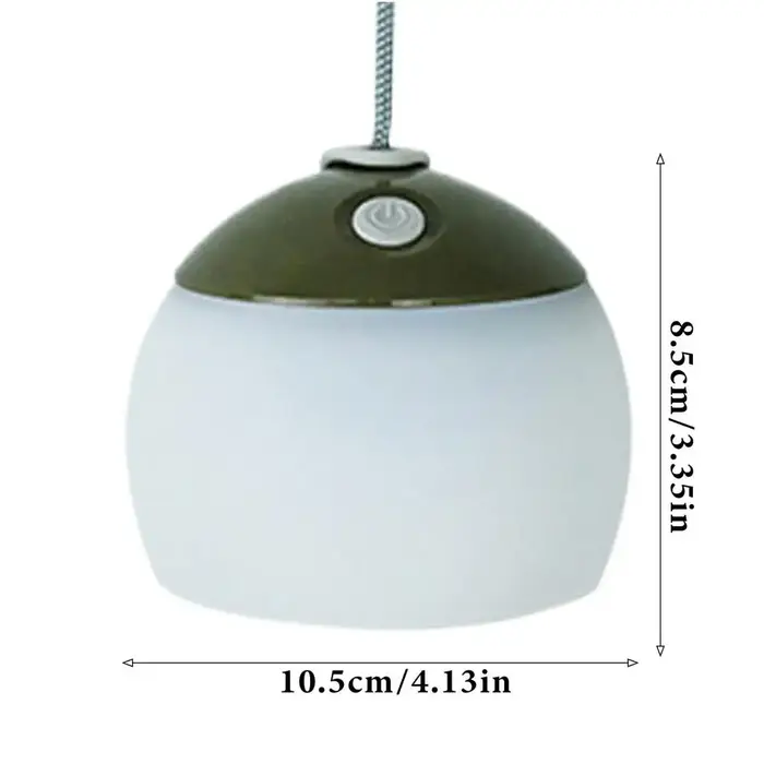 Lampe de Tente LED Portable avec Crochet, Lanterne d'Extérieur Rechargeable pour la Pêche, 4 Modes R