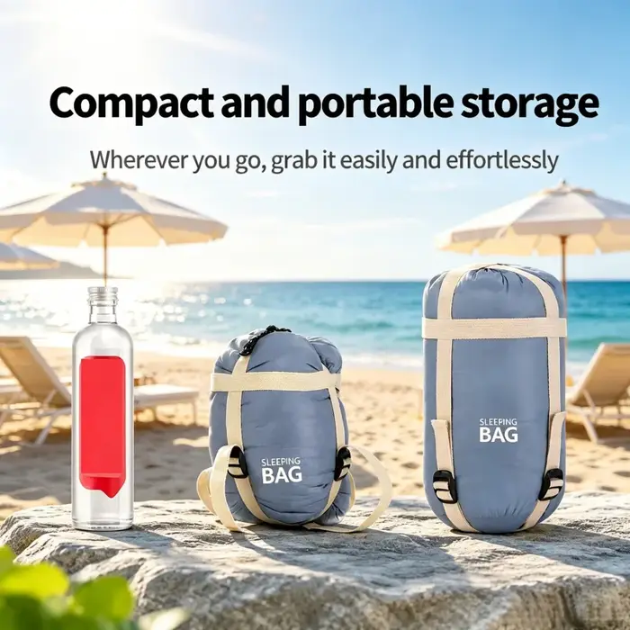 Sac de couchage extérieur en coton ultraléger pliable facilement
