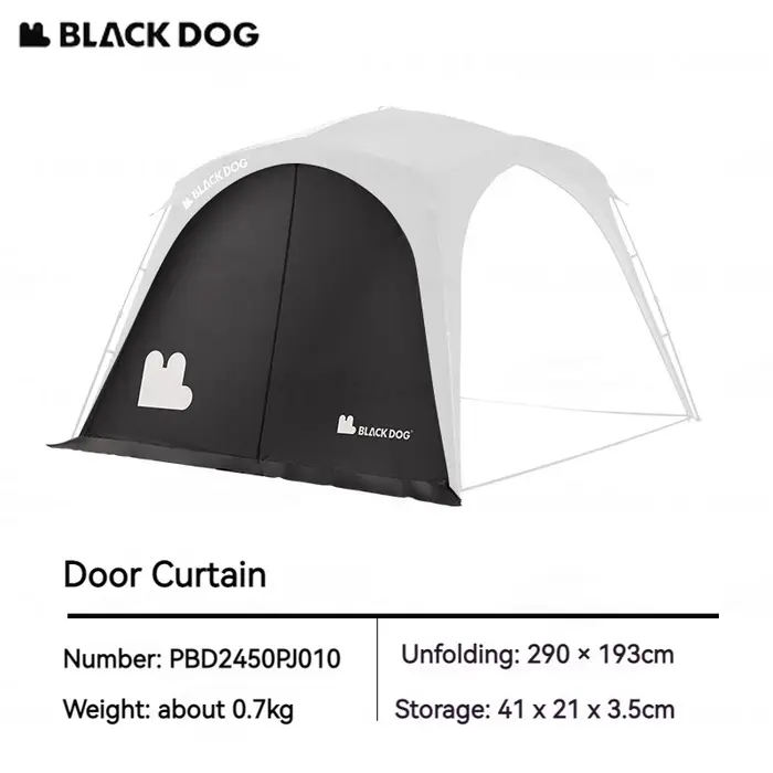 Tente dôme BLACKDOG, auvent, abri solaire, imperméable, UPF100+, ouverture rapide, fixation, protection solaire pour le camping en plein air, bâche de protection, équipement de camping