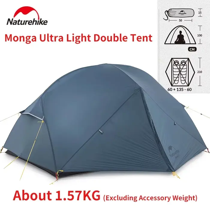 Tente Naturehike Mongar 2 avec tapis