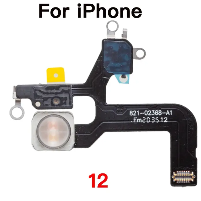 Pièce de rechange pour lampe de poche iPhone 12 13 Mini Pro Max, module de lampe de poche avec câble