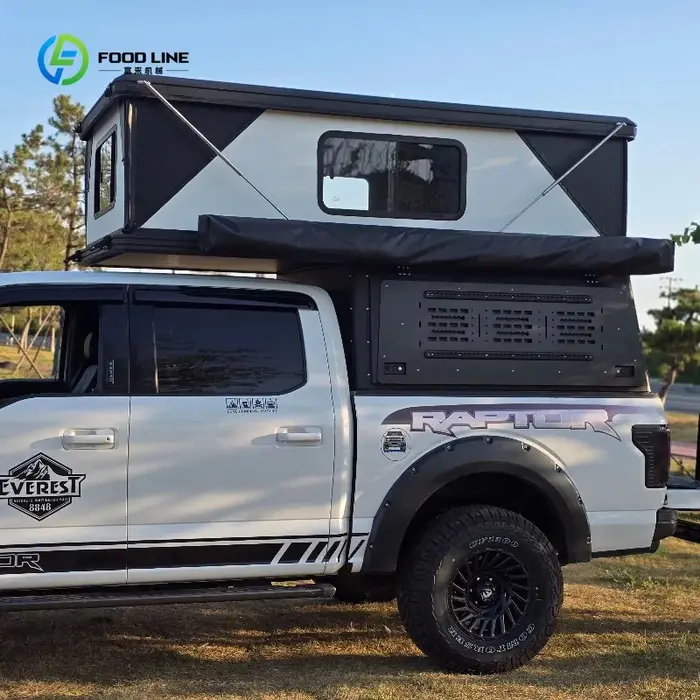 Tente de toit rigide pliable pour pick-up 4x4 tout-terrain, imperméable, en aluminium, personnalisab