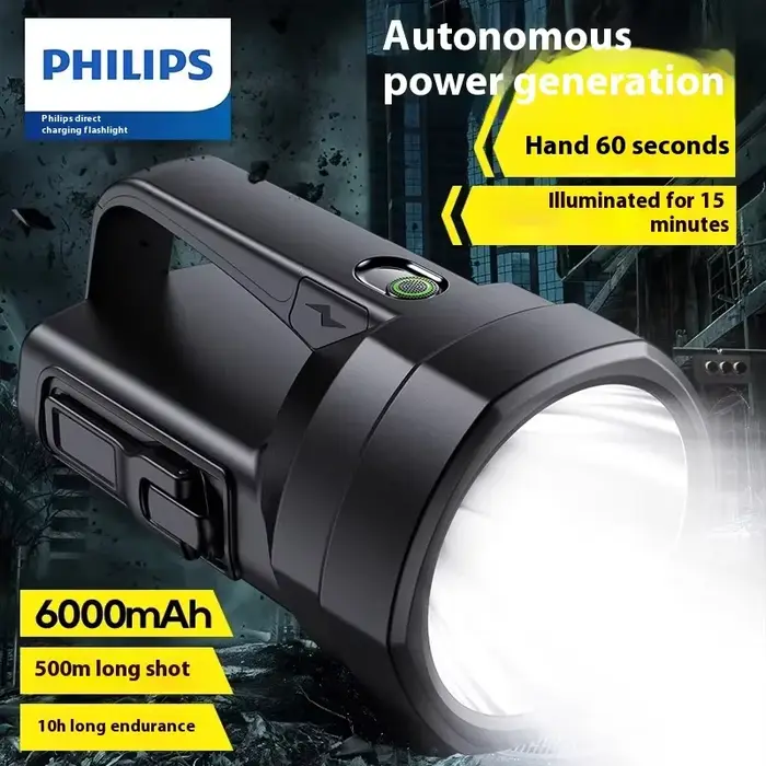 Philips SFL3241 lampe de poche à manivelle Rechargeable portable survie