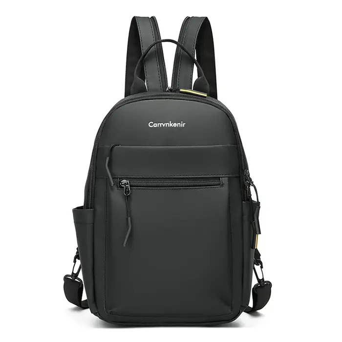 Mode mâle petit sac à dos Durable en cuir PU souple hommes sac à dos décontracté adolescent sangles 