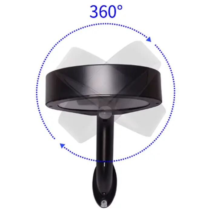 Lumière de douche solaire LED lampe
