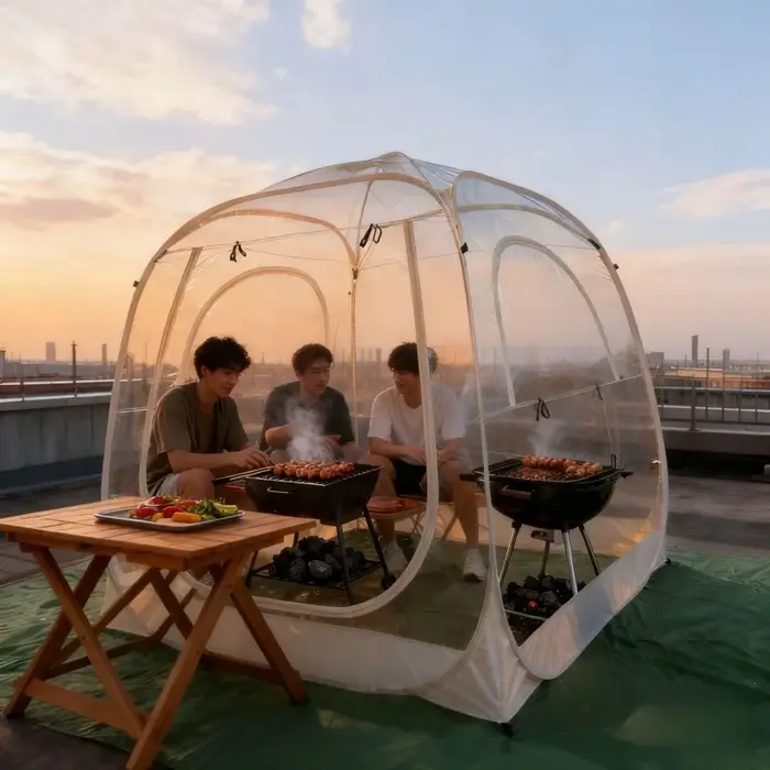 Tente ciel étoilé extérieur