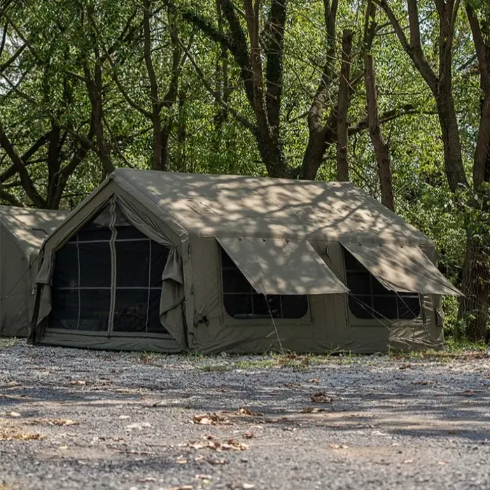 Tente gonflable entièrement automatique Camping en plein air équipement de nuit imperméable à la pluie étanche