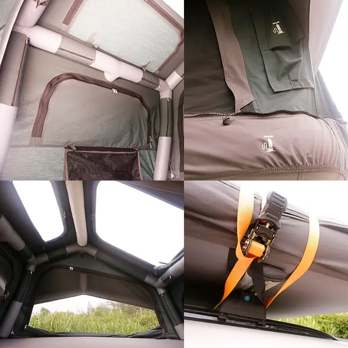 Nouveau produit : Tente de toit de voiture gonflable pour 1