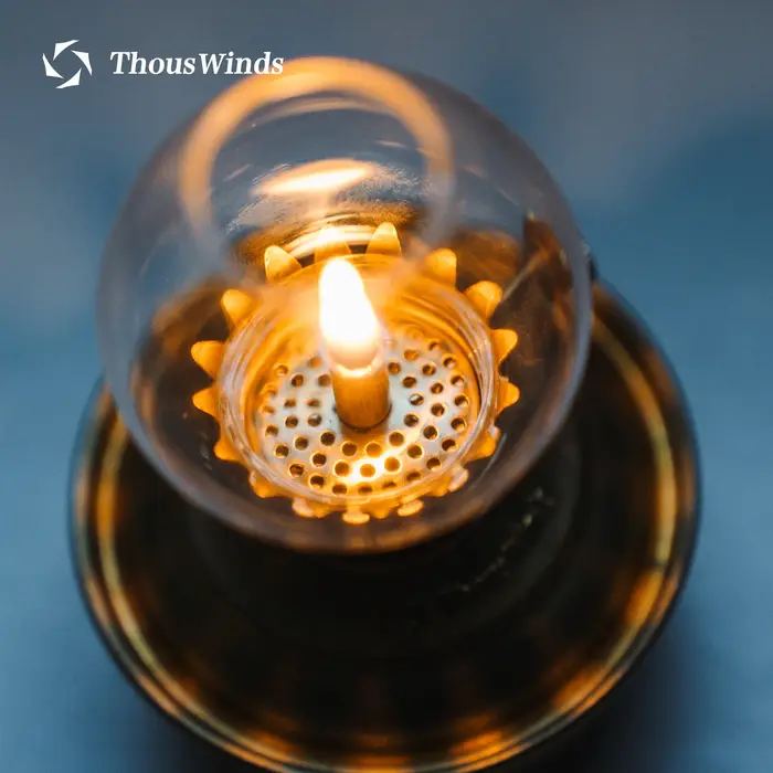 ThousWinds Luminara Mini lampe à huile coupe-vent lanterne de Camping 20h longue durée d'éclairage Portable rétro lumière Camping en plein air randonnée