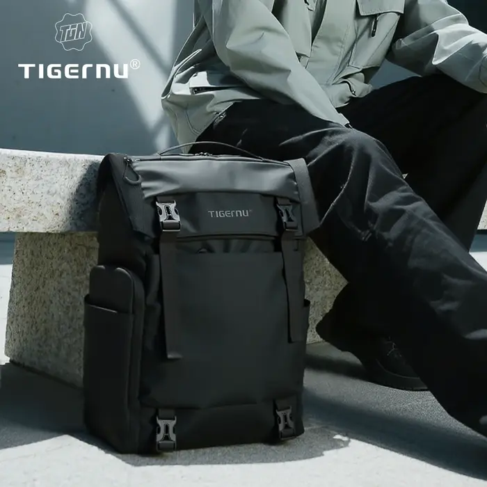 Tigernu voyage sac à dos mâle TPU sac à dos étanche hommes sacs extensible hommes sac à dos sacs d'a