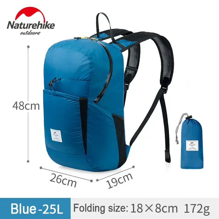 Naturehike – sac à dos pliable léger de 22l, sac de jour pliable, résistant à l'eau, Durable, en Nyl