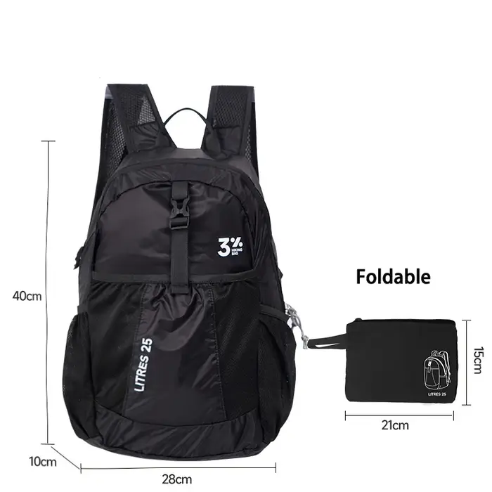 Sac à dos de randonnée en plein air 25L, sac à dos de sport léger, sacs de cyclisme pour hommes et f